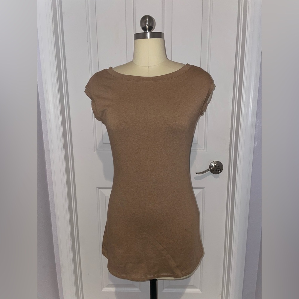 Angelrox Cap Tunic Top Camel/Taupe